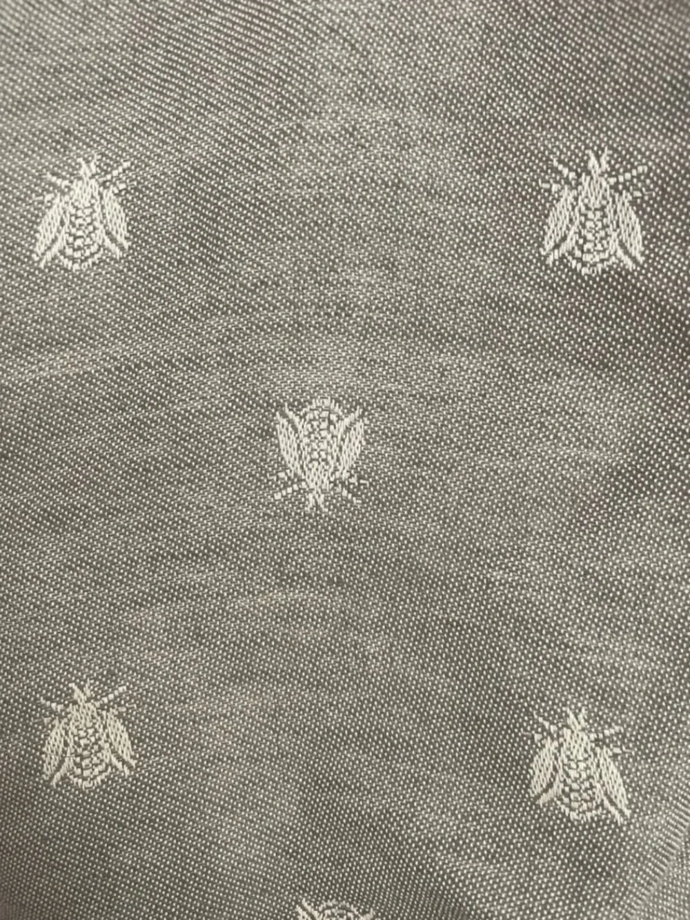Italian Embroidered Bumblebee Tote Bag